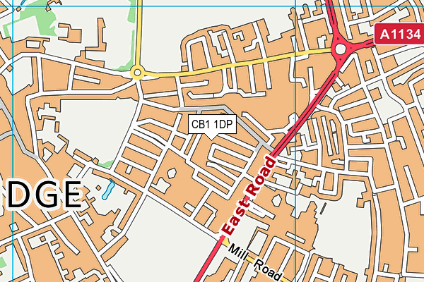 Map of CITY ROAD (CAMBRIDGE) LLP at district scale