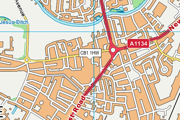 Map of CAMBRIDGE LAND CONSULTANTS SURVEYORS LTD at district scale