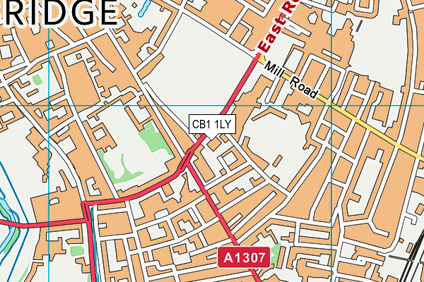 CB1 1LY map - OS VectorMap District (Ordnance Survey)