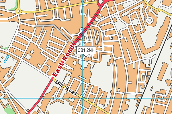 CB1 2NH map - OS VectorMap District (Ordnance Survey)