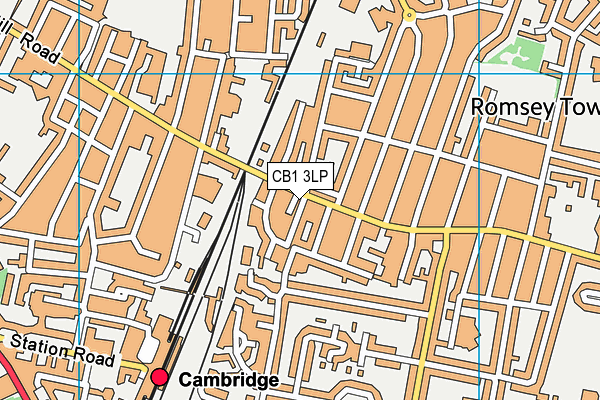 Map of CAMBRIDGE BEE LTD at district scale