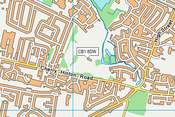 Holme Court School map (CB1 8DW) - OS VectorMap District (Ordnance Survey)