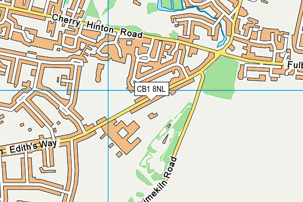 CB1 8NL map - OS VectorMap District (Ordnance Survey)
