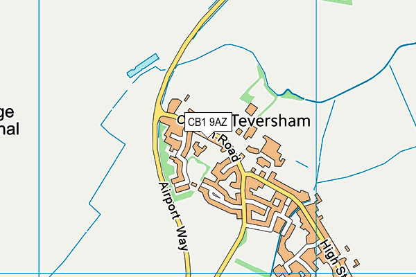 Map of TEVERSHAM MOTORS LTD at district scale