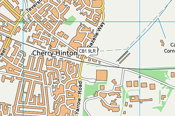 CB1 9LR map - OS VectorMap District (Ordnance Survey)