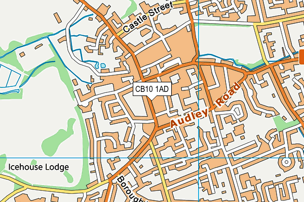 CB10 1AD map - OS VectorMap District (Ordnance Survey)