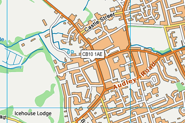 CB10 1AE map - OS VectorMap District (Ordnance Survey)