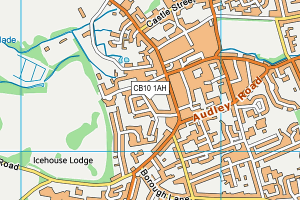 CB10 1AH map - OS VectorMap District (Ordnance Survey)