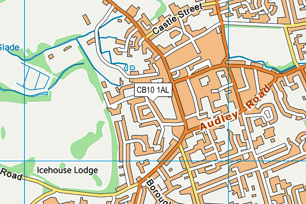 CB10 1AL map - OS VectorMap District (Ordnance Survey)