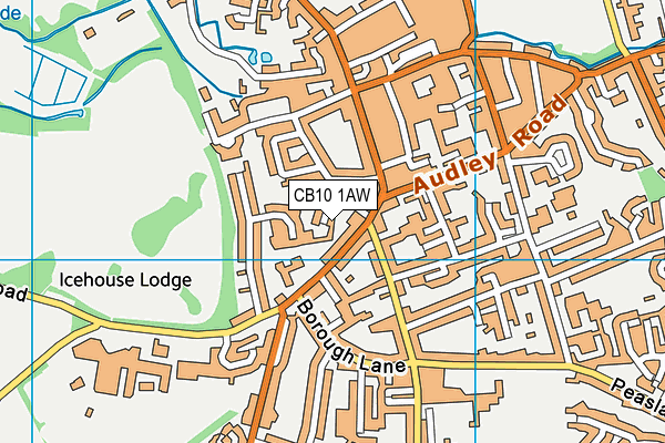 CB10 1AW map - OS VectorMap District (Ordnance Survey)