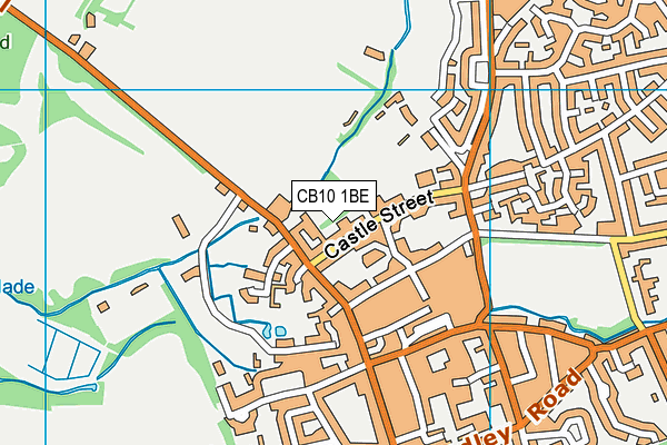 CB10 1BE map - OS VectorMap District (Ordnance Survey)