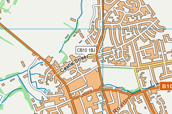 CB10 1BJ map - OS VectorMap District (Ordnance Survey)