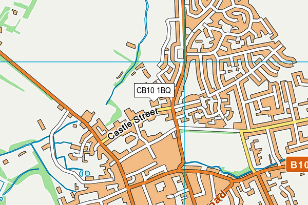 CB10 1BQ map - OS VectorMap District (Ordnance Survey)