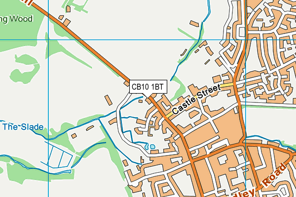 CB10 1BT map - OS VectorMap District (Ordnance Survey)