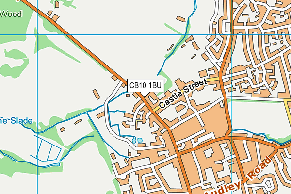 CB10 1BU map - OS VectorMap District (Ordnance Survey)