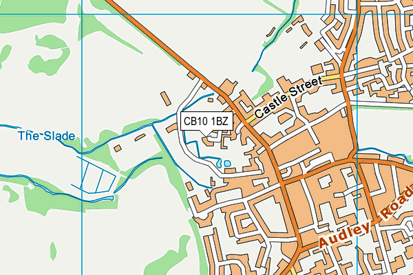 CB10 1BZ map - OS VectorMap District (Ordnance Survey)