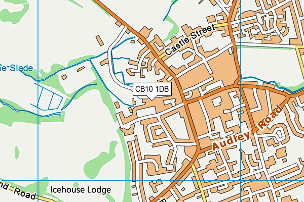 CB10 1DB map - OS VectorMap District (Ordnance Survey)