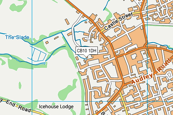 CB10 1DH map - OS VectorMap District (Ordnance Survey)