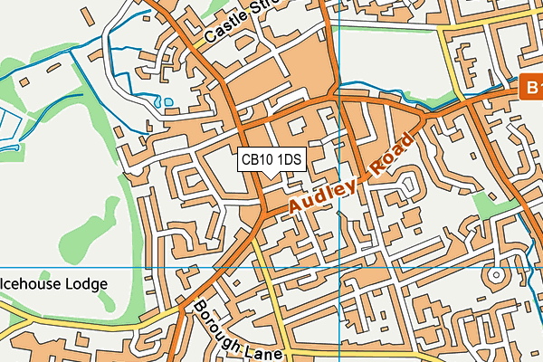 CB10 1DS map - OS VectorMap District (Ordnance Survey)