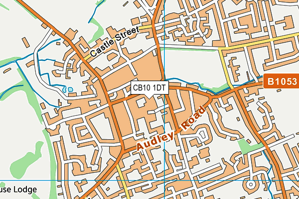 CB10 1DT map - OS VectorMap District (Ordnance Survey)