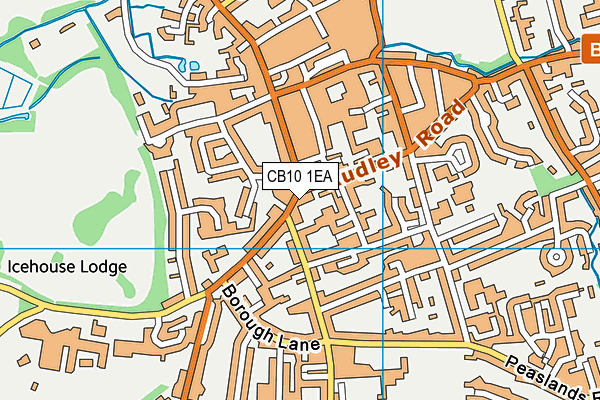 CB10 1EA map - OS VectorMap District (Ordnance Survey)