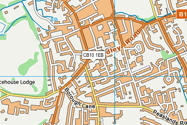 CB10 1EB map - OS VectorMap District (Ordnance Survey)