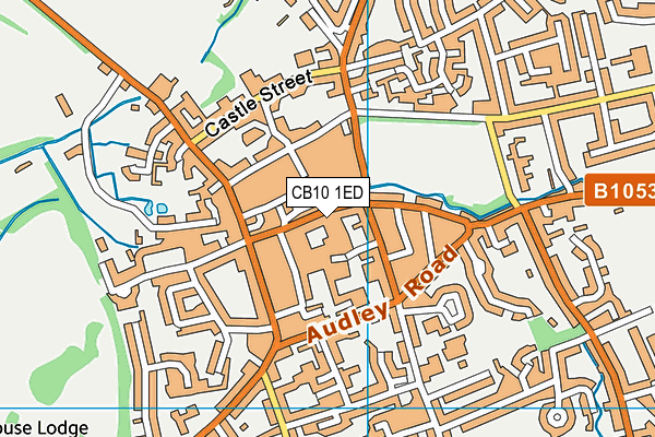 CB10 1ED map - OS VectorMap District (Ordnance Survey)