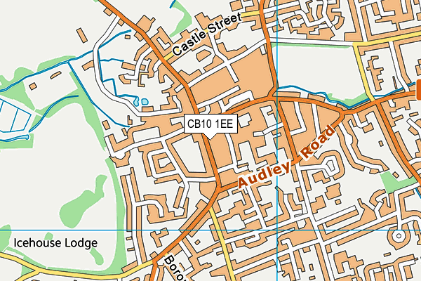 CB10 1EE map - OS VectorMap District (Ordnance Survey)