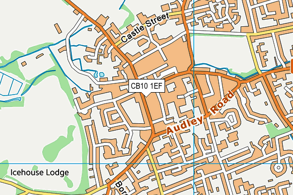 CB10 1EF map - OS VectorMap District (Ordnance Survey)