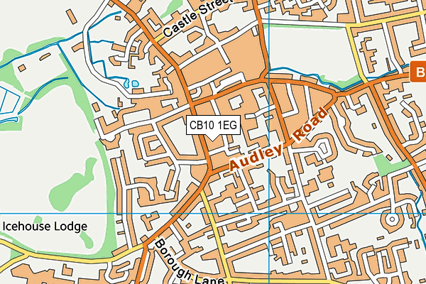 CB10 1EG map - OS VectorMap District (Ordnance Survey)