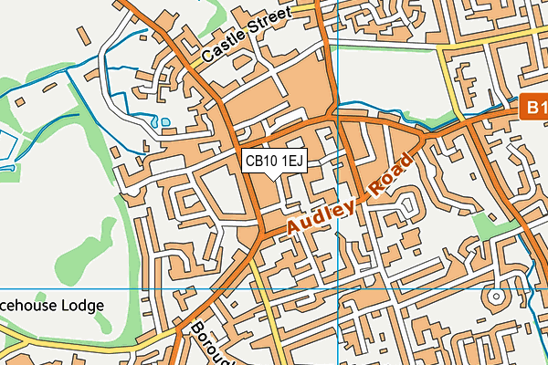 CB10 1EJ map - OS VectorMap District (Ordnance Survey)