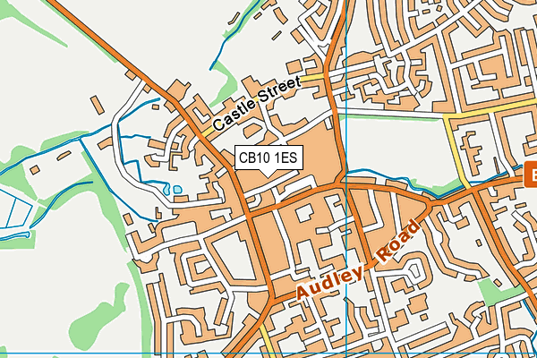 CB10 1ES map - OS VectorMap District (Ordnance Survey)