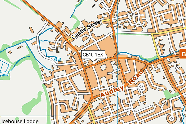 CB10 1EX map - OS VectorMap District (Ordnance Survey)