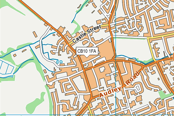 CB10 1FA map - OS VectorMap District (Ordnance Survey)