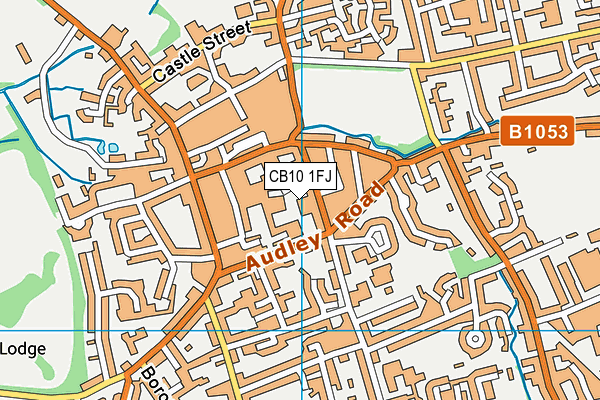 CB10 1FJ map - OS VectorMap District (Ordnance Survey)