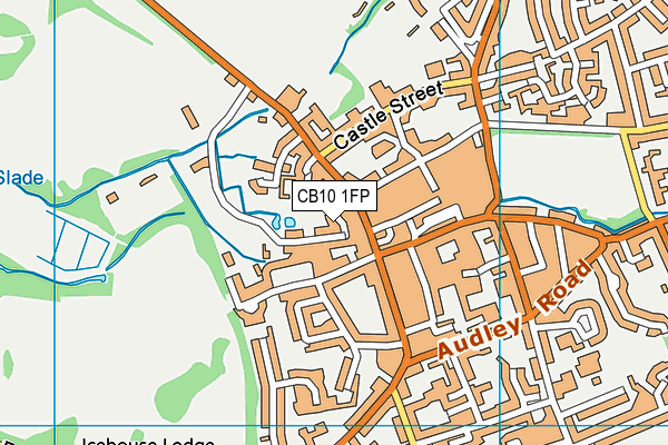 CB10 1FP map - OS VectorMap District (Ordnance Survey)