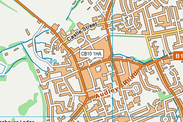 CB10 1HA map - OS VectorMap District (Ordnance Survey)