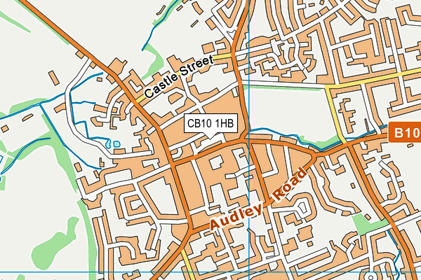 CB10 1HB map - OS VectorMap District (Ordnance Survey)