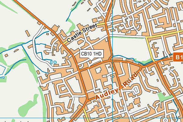 CB10 1HD map - OS VectorMap District (Ordnance Survey)