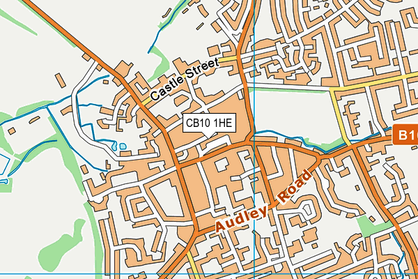 CB10 1HE map - OS VectorMap District (Ordnance Survey)