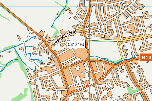 CB10 1HJ map - OS VectorMap District (Ordnance Survey)