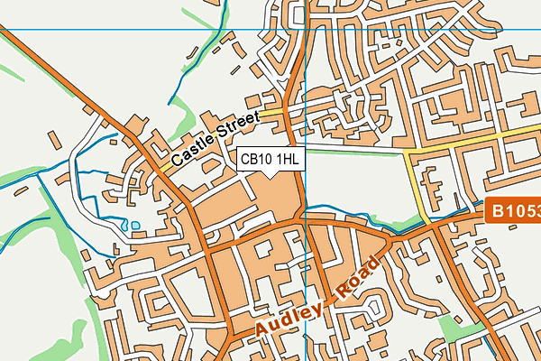 CB10 1HL map - OS VectorMap District (Ordnance Survey)