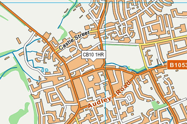 CB10 1HR map - OS VectorMap District (Ordnance Survey)
