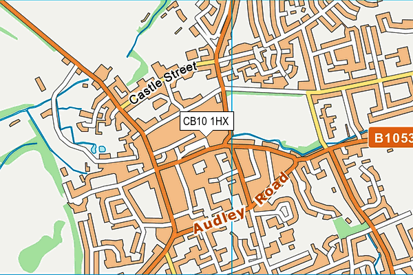 CB10 1HX map - OS VectorMap District (Ordnance Survey)