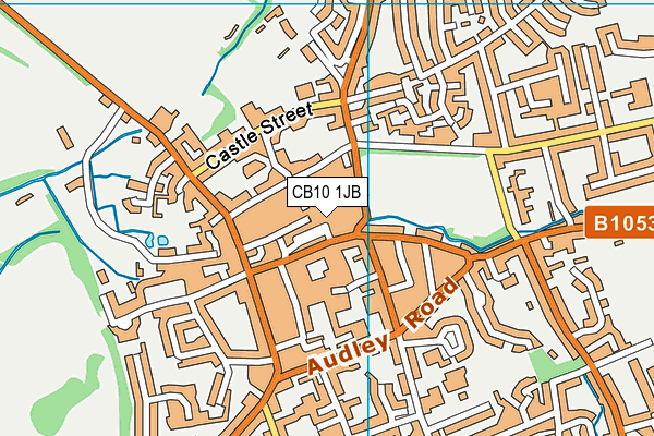 CB10 1JB map - OS VectorMap District (Ordnance Survey)