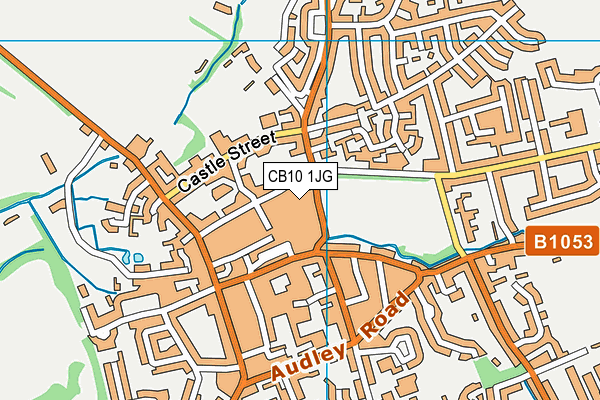 CB10 1JG map - OS VectorMap District (Ordnance Survey)