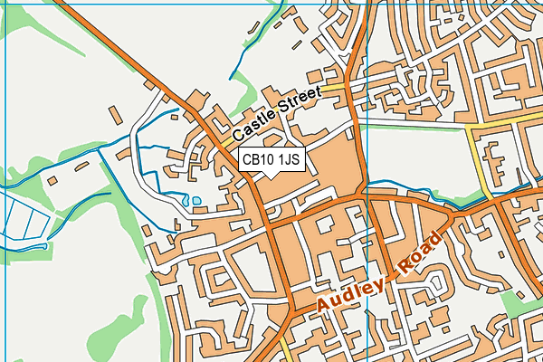 CB10 1JS map - OS VectorMap District (Ordnance Survey)