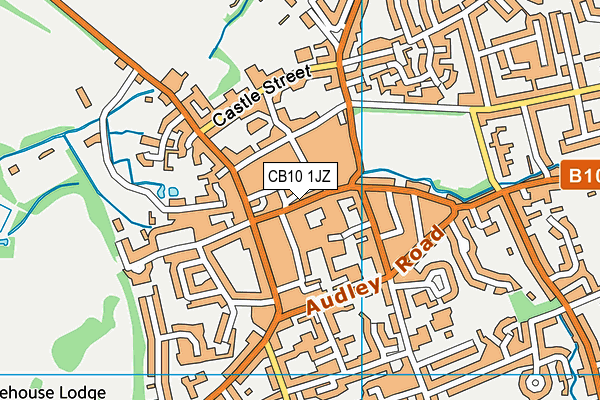 CB10 1JZ map - OS VectorMap District (Ordnance Survey)