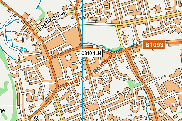 CB10 1LN map - OS VectorMap District (Ordnance Survey)