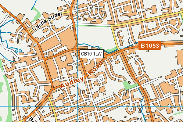 CB10 1LW map - OS VectorMap District (Ordnance Survey)